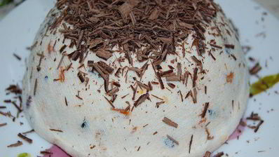 творожная пасха с сухофруктами