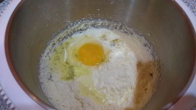 творожный бездрожжевой кулич