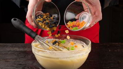 желтковый кулич с ромом