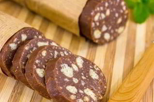 Шоколадная колбаска