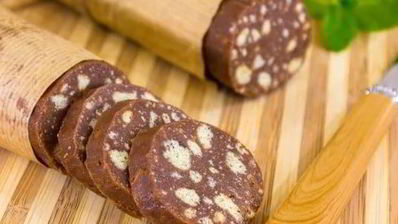 шоколадная колбаска