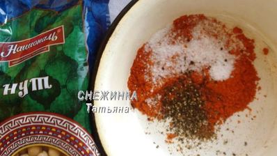 соленый попкорн из нута