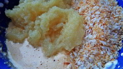 ананасовое суфле с кокосом