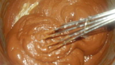 кофейное суфле с шоколадом и орехом