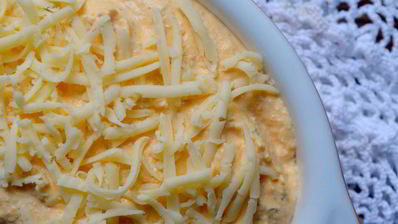 морковно-творожное суфле с молодой рукколой