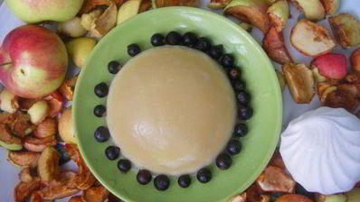 нежное яблочное суфле с сюрпризом