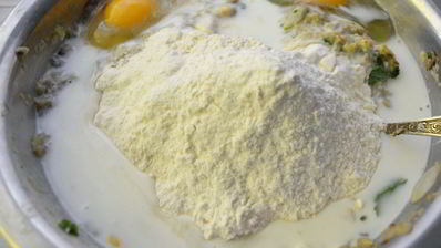 суфле из кабачков и белых грибов