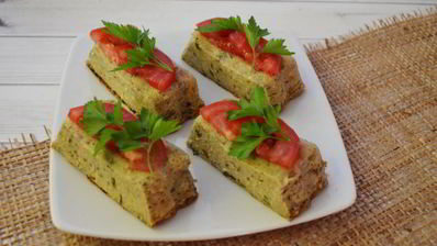 суфле из кабачков и белых грибов