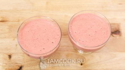 суфле из клубники с желатином