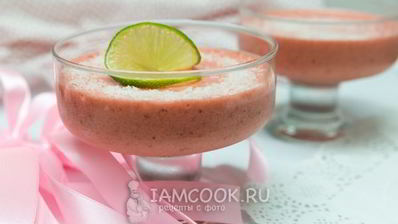 суфле из клубники с желатином