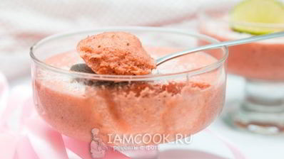 суфле из клубники с желатином