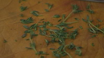 суфле из козьего сыра и тимьяна