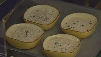 суфле из козьего сыра и тимьяна