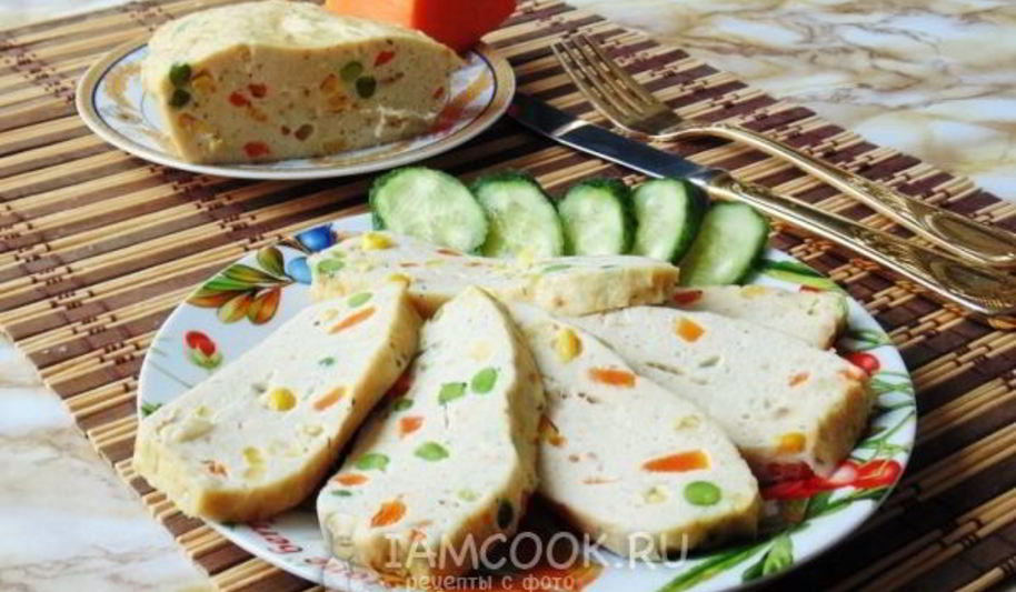 Рецепт суфле из курицы с овощами