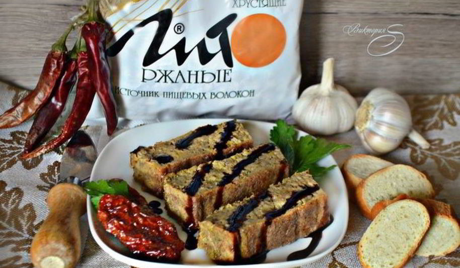 Рецепт суфле из запеченного баклажана с перцем и отрубями