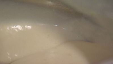 суфле с горошком, грюйером и розовым перцем