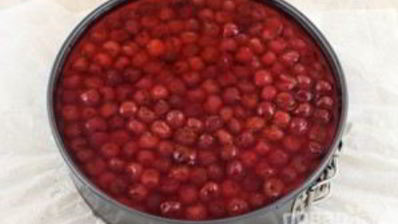 торт-суфле с вишней