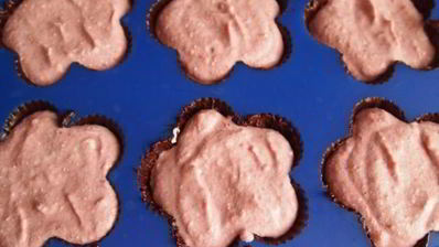 творожно-малиновое суфле