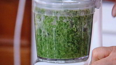 базиликовый тирамису с клубникой