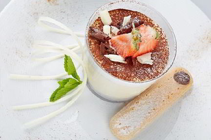 Клюквенный тирамису