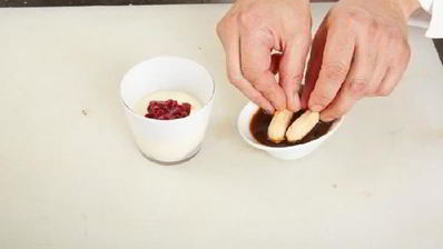 клюквенный тирамису