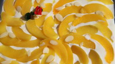 персиковый тирамису