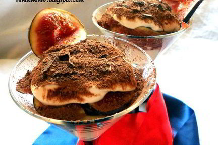 Тирамису с инжиром