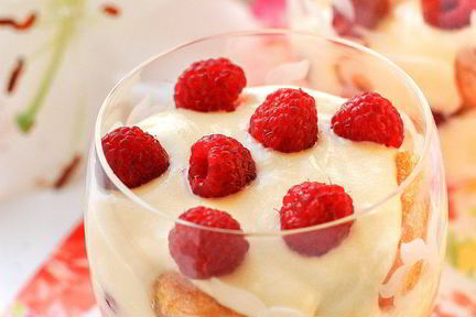 Тирамису с малиной