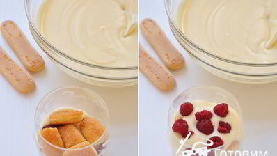 тирамису с малиной