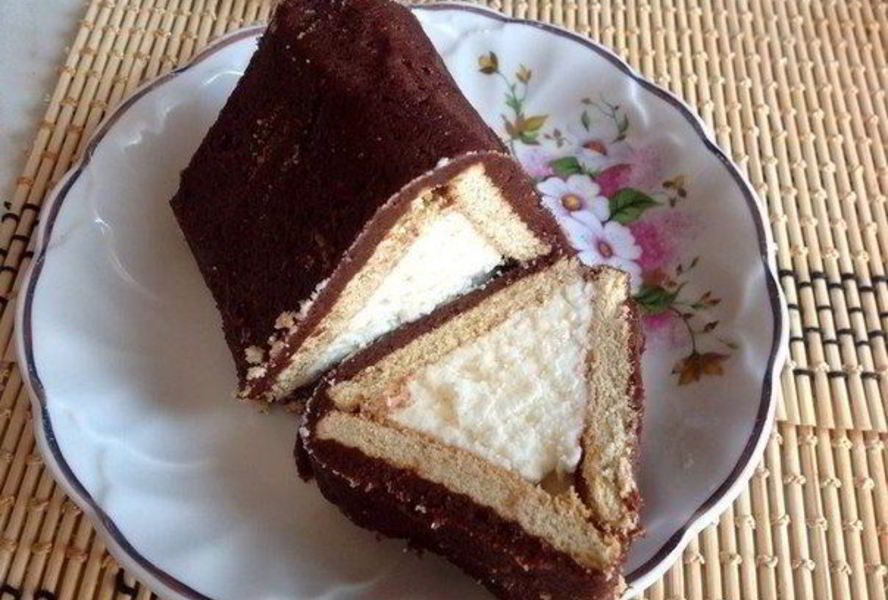 Творожный десерт Домик