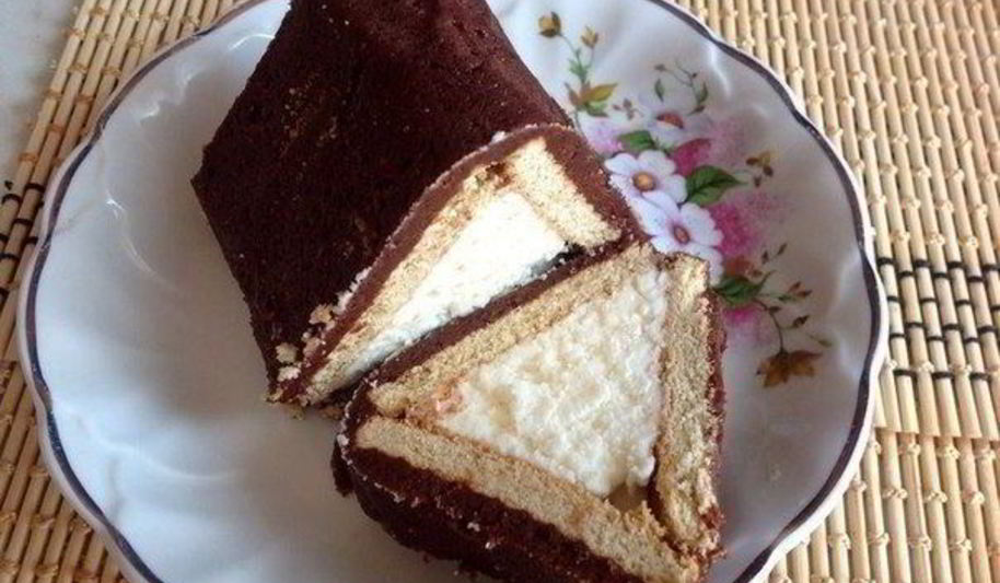 Рецепт творожного десерта домик