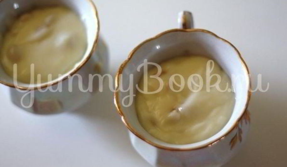 Рецепт ванильного пудинга с изюмом