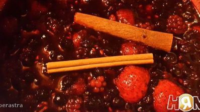 ягодная панна-котта