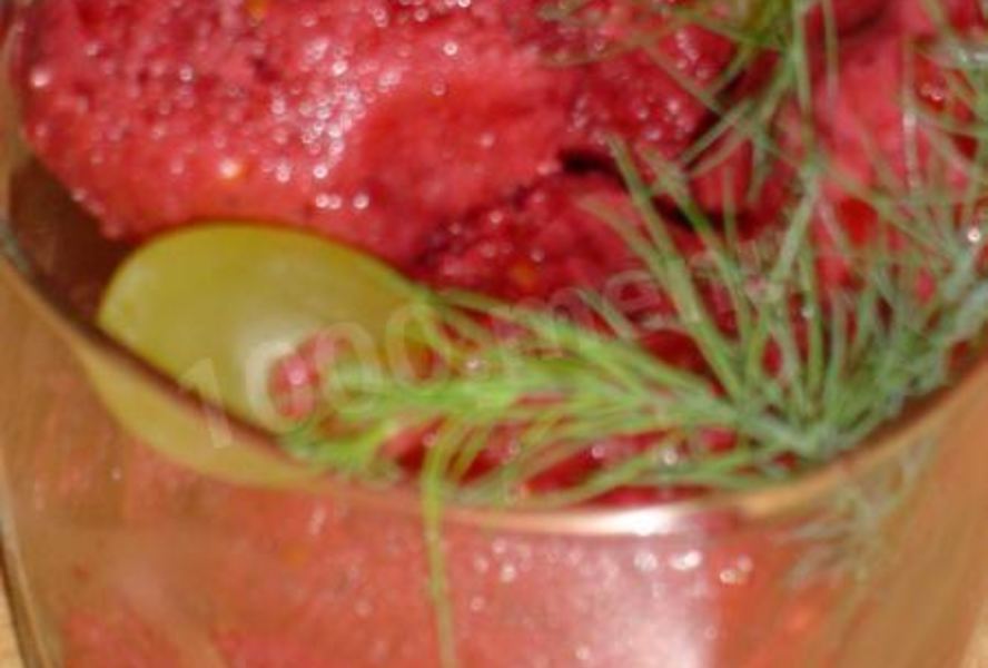 Замороженный ягодный десерт