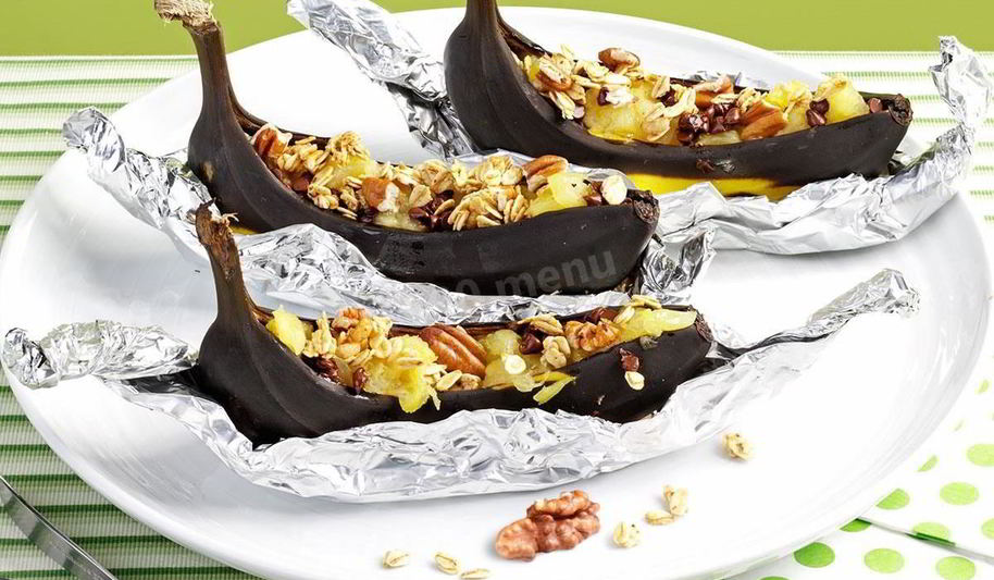 Рецепт запеченных бананов в духовке