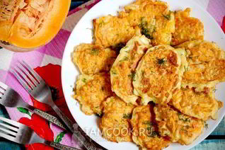 Драники из тыквы