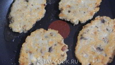 драники с грибами