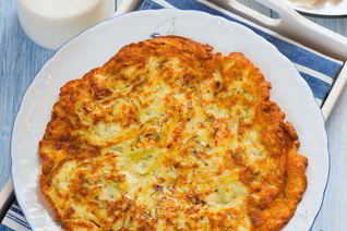 Драники с курицей