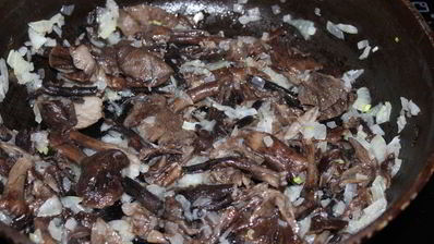 картофельные драники с грибным соусом