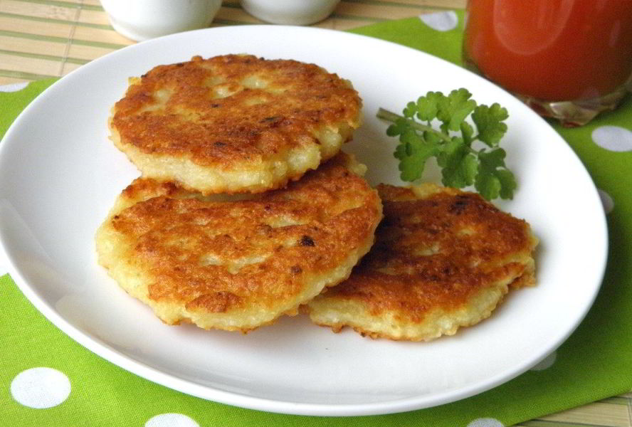 Постные драники из картошки