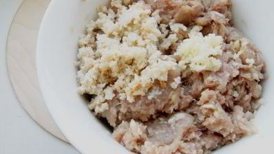 фрикадельки с фетой и соусом чимичурри