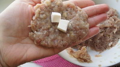 фрикадельки с фетой и соусом чимичурри