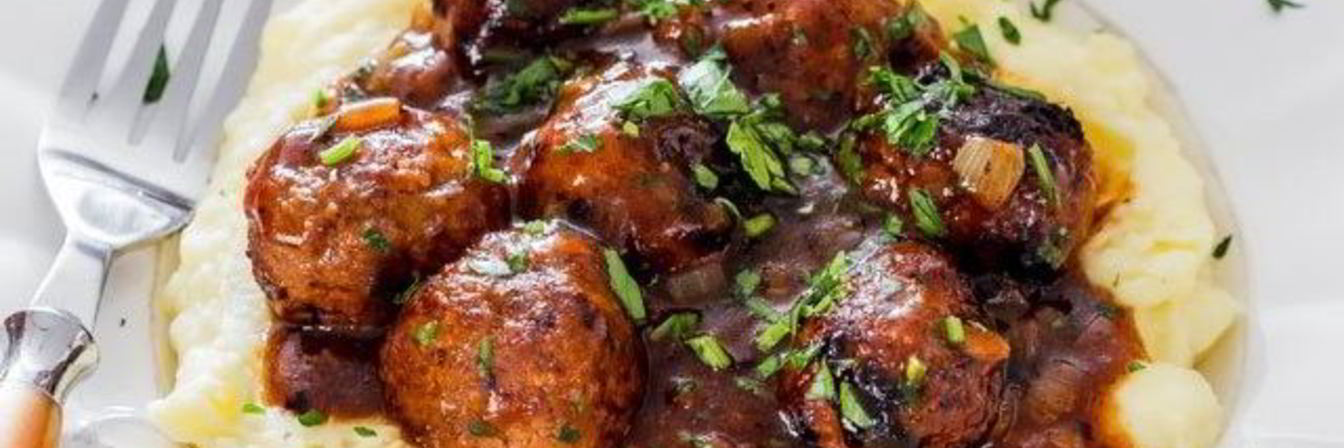 Фрикадельки с подливкой