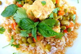 Фрикадельки в кокосовом молоке