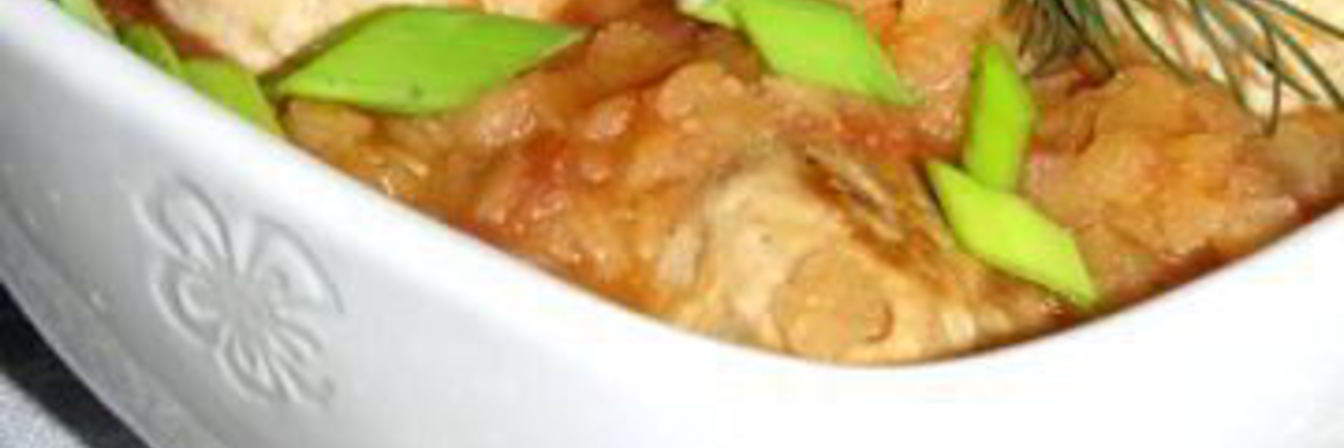 Куриные фрикадельки с чечевицей