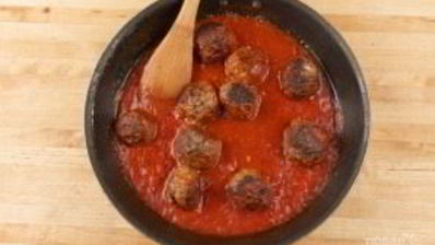 спагетти с фрикадельками по-итальянски