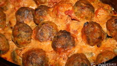 запеченные фрикадельки для дружной компании