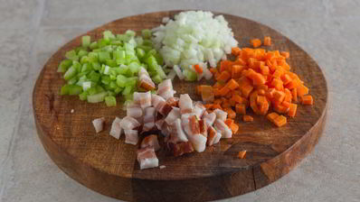 зеленые тальятелле с фрикадельками