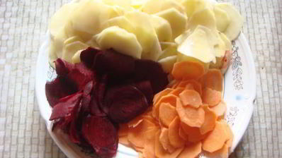 гарнир из печеных овощей