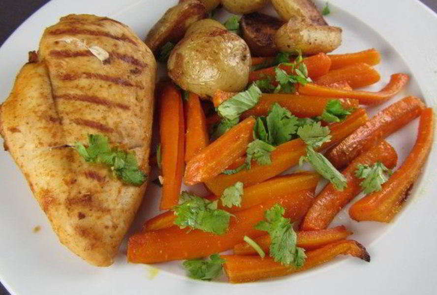 Гарнир из пряной моркови